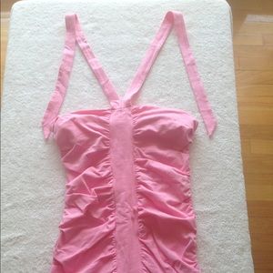 NWOT Victoria's Secret Pink Ruched Halter Bra Top
